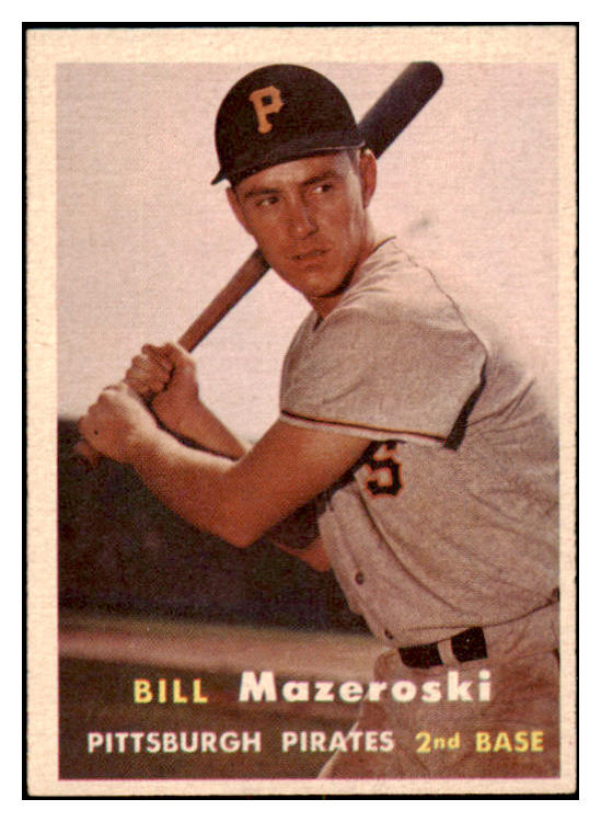 1957 Topps Baseball #024 Bill Mazeroski Pirates EX-MT 530959