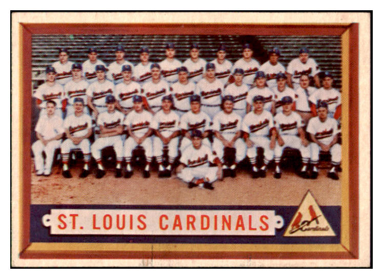 1957 Topps Baseball #243 St. Louis Cardinals Team EX-MT 530965