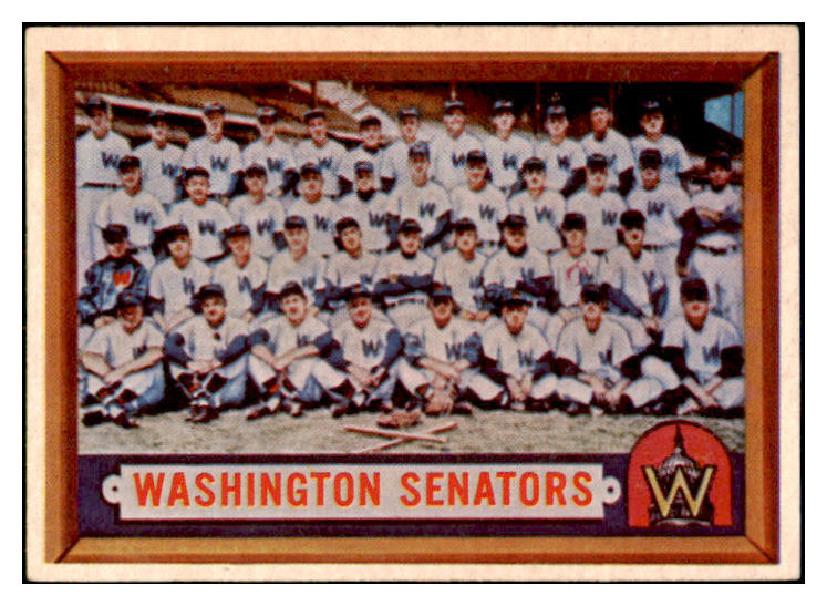 1957 Topps Baseball #270 Washington Senators Team EX-MT 530967