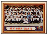 1957 Topps Baseball #317 New York Giants Team EX-MT 530968