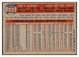 1957 Topps Baseball #215 Enos Slaughter Yankees EX-MT 530969