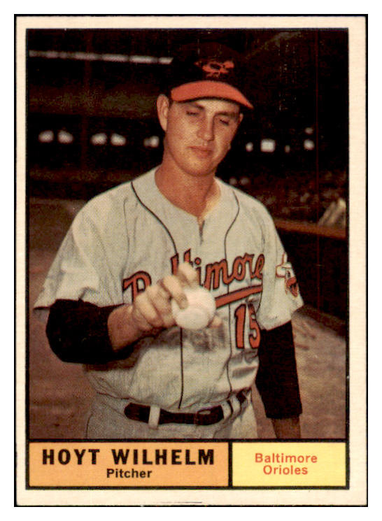 1961 Topps Baseball #545 Hoyt Wilhelm Orioles NR-MT 530980