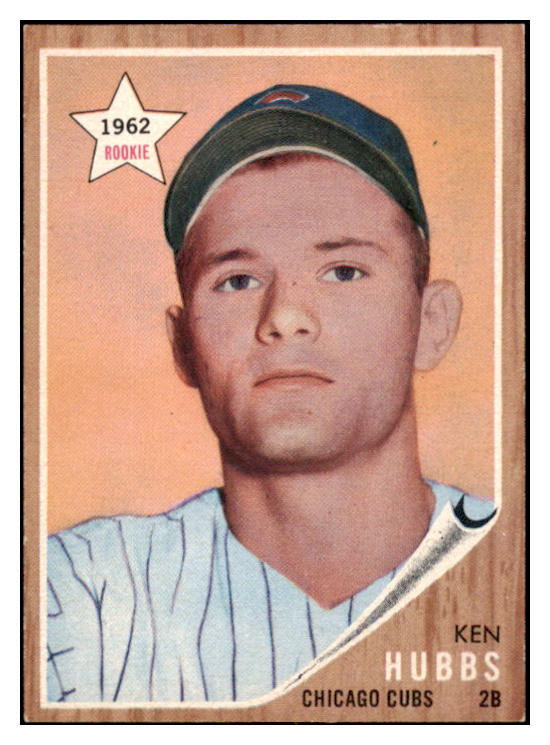 1962 Topps Baseball #461 Ken Hubbs Cubs EX-MT 530990