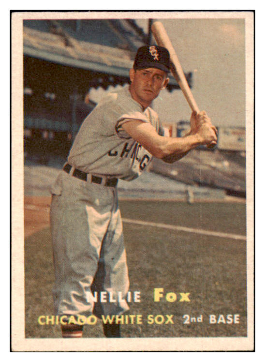 1957 Topps Baseball #038 Nellie Fox White Sox EX-MT 530993