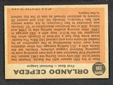 1962 Topps Baseball #390 Orlando Cepeda A.S. Giants EX-MT 531001