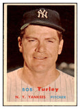 1957 Topps Baseball #264 Bob Turley Yankees EX-MT 531017