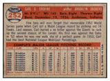 1957 Topps Baseball #252 Carl Erskine Dodgers EX-MT 531019