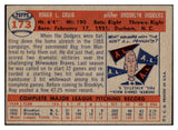 1957 Topps Baseball #173 Roger Craig Dodgers EX-MT 531020