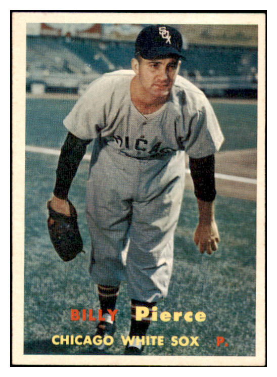 1957 Topps Baseball #160 Billy Pierce White Sox EX-MT 531022