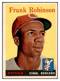 1958 Topps Baseball #285 Frank Robinson Reds EX-MT 531023