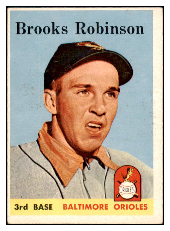 1958 Topps Baseball #307 Brooks Robinson Orioles EX-MT 531024