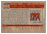 1957 Topps Baseball #110 Bill Virdon Pirates EX-MT 531028