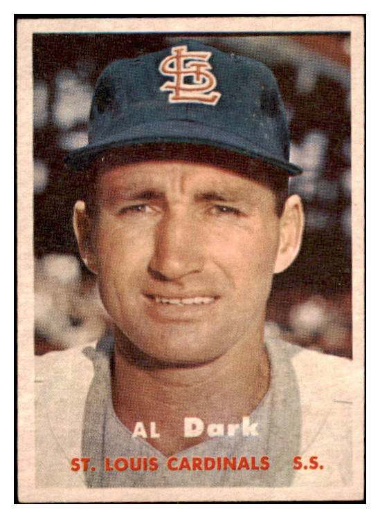 1957 Topps Baseball #098 Al Dark Cardinals EX-MT 531030