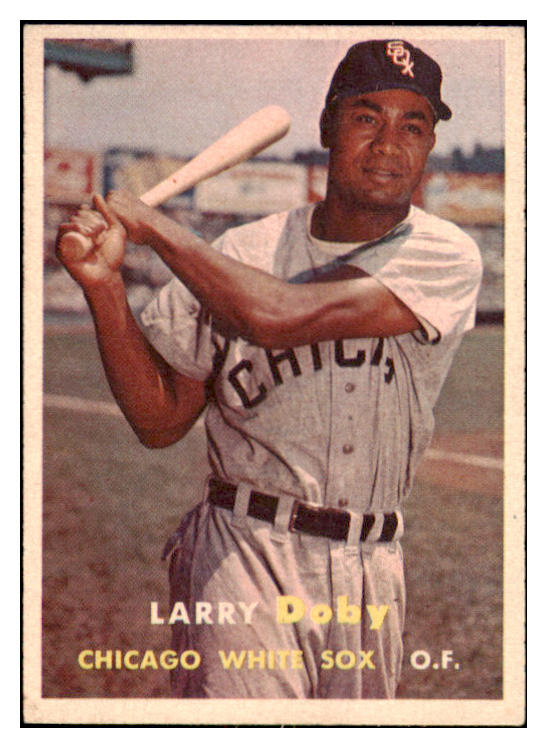1957 Topps Baseball #085 Larry Doby White Sox EX-MT 531031