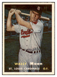 1957 Topps Baseball #065 Wally Moon Cardinals EX-MT 531033