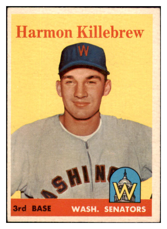 1958 Topps Baseball #288 Harmon Killebrew Senators EX-MT 531035