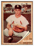 1962 Topps Baseball #167 Tim McCarver Cardinals EX-MT Green Tint 531037