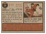 1962 Topps Baseball #458 Bob Buhl Cubs EX-MT Variation 531038