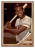 1962 Topps Baseball #040 Orlando Cepeda Giants EX-MT 531039