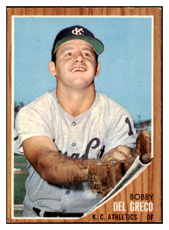 1962 Topps Baseball #548 Bobby Del Greco A's EX-MT 531059