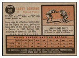 1962 Topps Baseball #583 Larry Osborne Tigers EX-MT 531065