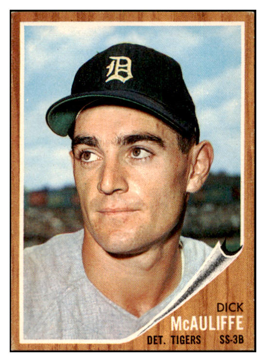 1962 Topps Baseball #527 Dick McAuliffe Tigers NR-MT 531070