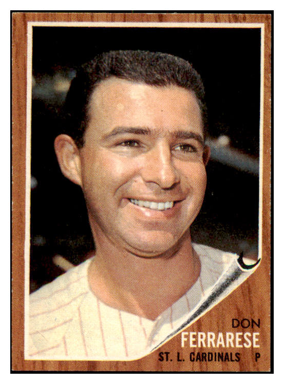 1962 Topps Baseball #547 Don Ferrarese Cardinals NR-MT 531077