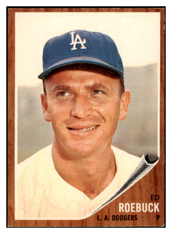 1962 Topps Baseball #535 Ed Roebuck Dodgers EX-MT 531089