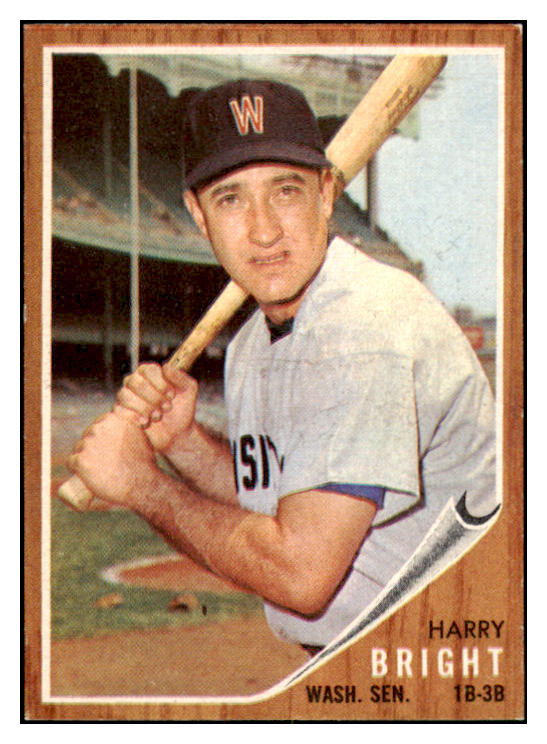 1962 Topps Baseball #551 Harry Bright Senators NR-MT 531091