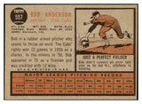 1962 Topps Baseball #557 Bob Anderson Cubs NR-MT 531092