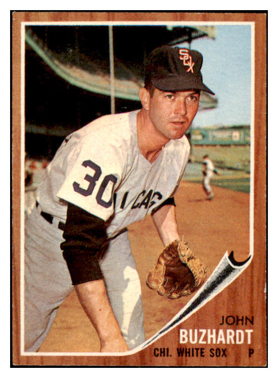 1962 Topps Baseball #555 John Buzhardt White Sox NR-MT 531094