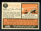 1962 Topps Baseball #571 Billy Klaus Phillies NR-MT 531104