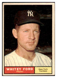 1961 Topps Baseball #160 Whitey Ford Yankees EX 531135