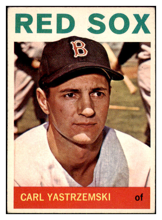 1964 Topps Baseball #210 Carl Yastrzemski Red Sox EX 531136