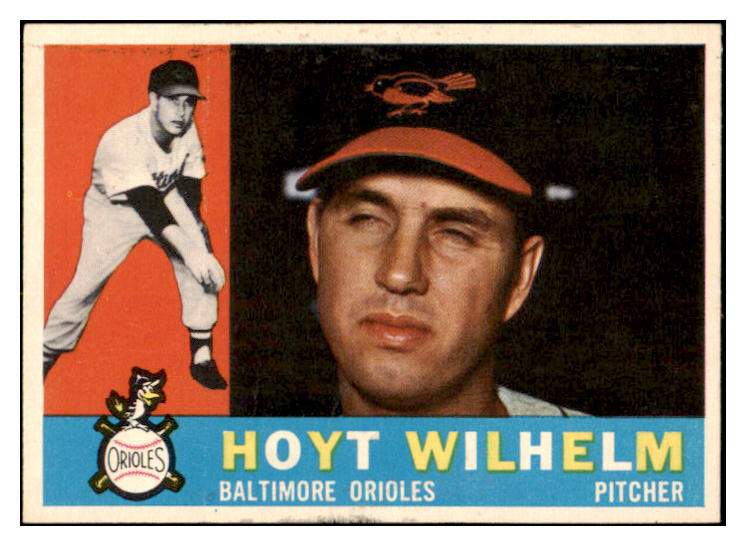 1960 Topps Baseball #395 Hoyt Wilhelm Orioles EX-MT 531146