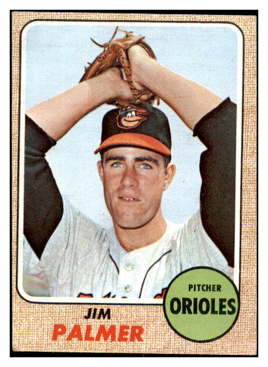 1968 Topps Baseball #575 Jim Palmer Orioles VG-EX 531147