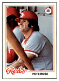 1978 Topps Baseball #020 Pete Rose Reds EX-MT 531149