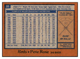 1978 Topps Baseball #020 Pete Rose Reds EX-MT 531149