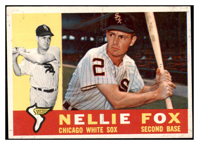 1960 Topps Baseball #100 Nellie Fox White Sox EX-MT 531151