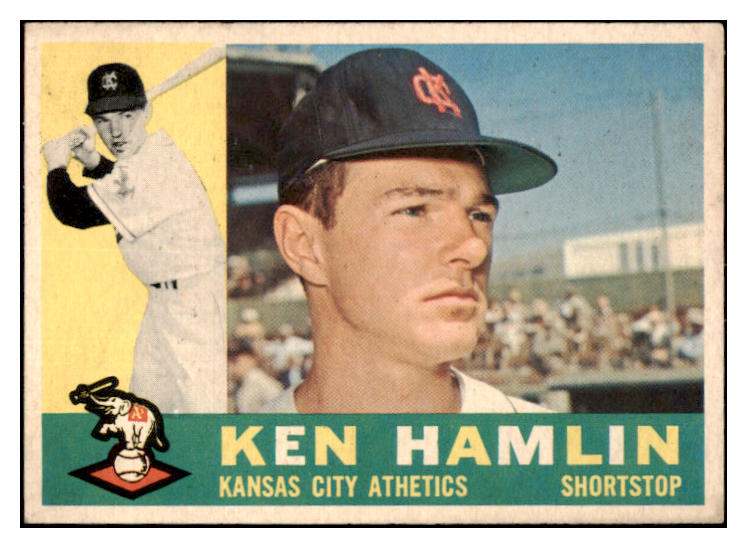 1960 Topps Baseball #542 Ken Hamlin A's VG-EX 531155
