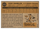 1960 Topps Baseball #542 Ken Hamlin A's VG-EX 531155