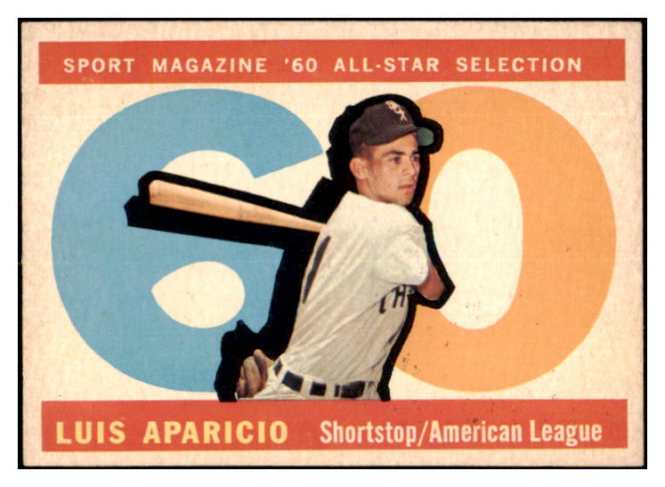 1960 Topps Baseball #559 Luis Aparicio A.S. White Sox EX-MT 531162