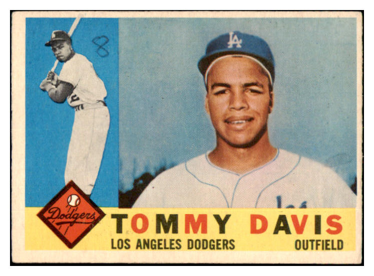 1960 Topps Baseball #509 Tommy Davis Dodgers Fair 531167