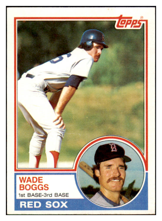 1983 Topps Baseball #498 Wade Boggs Red Sox EX-MT 531184
