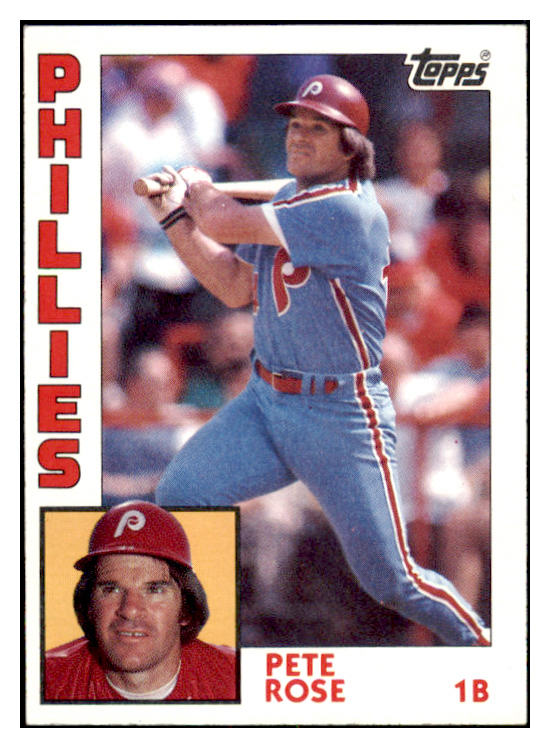 1984 Topps Baseball #300 Pete Rose Phillies NR-MT 531185