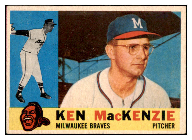 1960 Topps Baseball #534 Ken MacKenzie Braves EX-MT 531202
