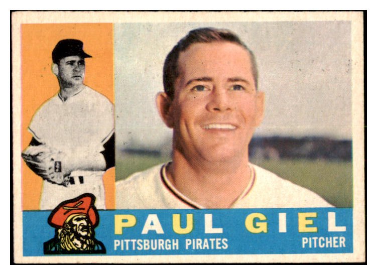 1960 Topps Baseball #526 Paul Giel Pirates EX-MT 531203