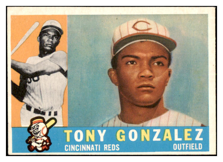 1960 Topps Baseball #518 Tony Gonzalez Reds EX-MT 531208