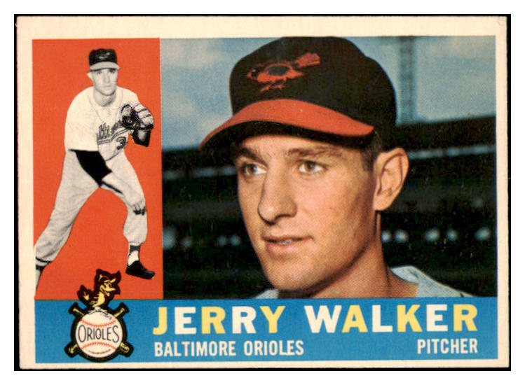 1960 Topps Baseball #540 Jerry Walker Orioles EX-MT 531209