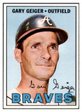 1967 Topps Baseball #566 Gary Geiger Braves NR-MT 531220